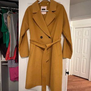 Parttwo Wool gold coat